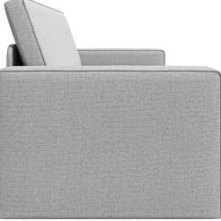 vidaXL Slaapbank Wolkengrijs 245 x 78 x 77 cm Stof