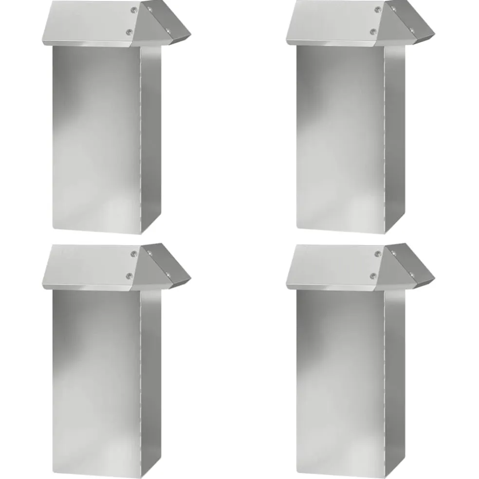 vidaXL Slakkenhekken 8 st 100 x 3,5 x 25 cm Gegalvaniseerd staal