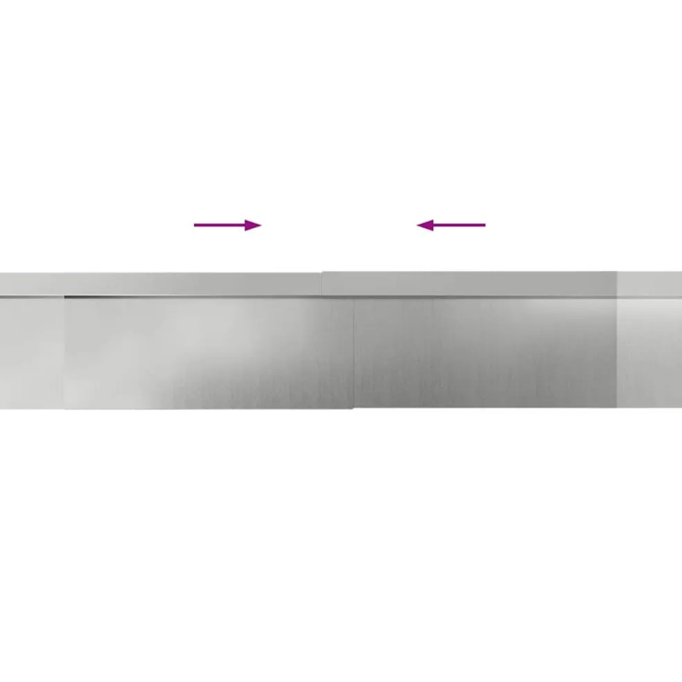 vidaXL Slakkenhekken 8 st 100 x 3,5 x 25 cm Gegalvaniseerd staal