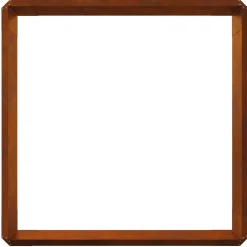vidaXL Slakkenhekken 8 st 100 x 3,5 x 25 cm weervast staal Roestig