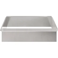 vidaXL Slakkenhekken 8 st 100 x 3,5 x 25 cm Roestvrij staal Zilver
