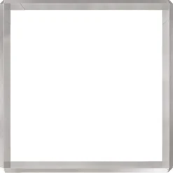 vidaXL Slakkenhekken 8 st 100 x 3,5 x 25 cm Roestvrij staal Zilver