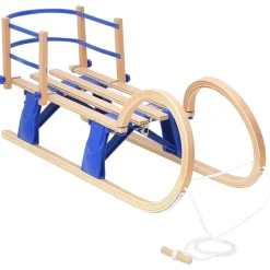 vidaXL Slee met rugleuning inklapbaar 110 cm multiplex