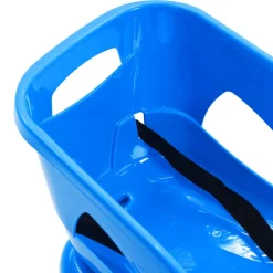 vidaXL Slee met zitje 102,5x40x23 cm polypropeen blauw