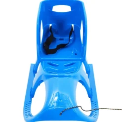 vidaXL Slee met zitje 102,5x40x23 cm polypropeen blauw