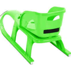 vidaXL Slee met zitje 102,5x40x23 cm polypropeen groen