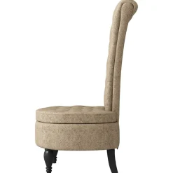 vidaXL Slipper Stoel Lichtgrijs 56,5 x 70 x 110 cm Nep Suede Leer