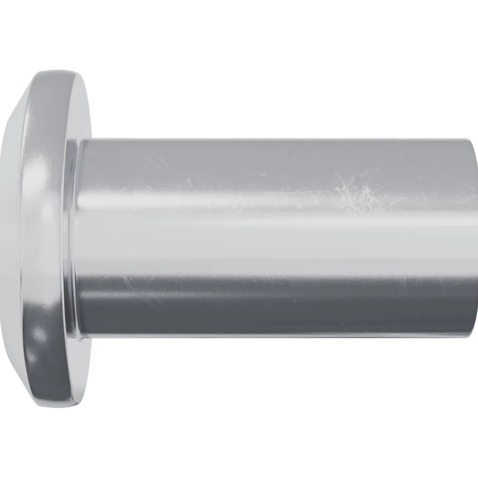 vidaXL Slotmoer 2 st Nikkel M6 x 15 mm Staal