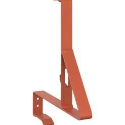 vidaXL Sneeuwbeveiligingsteun Rood 29,5 x 3 x 34,5 cm Staal