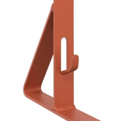 vidaXL Sneeuwbeveiligingsteun Rood 29,5 x 3 x 34,5 cm Staal