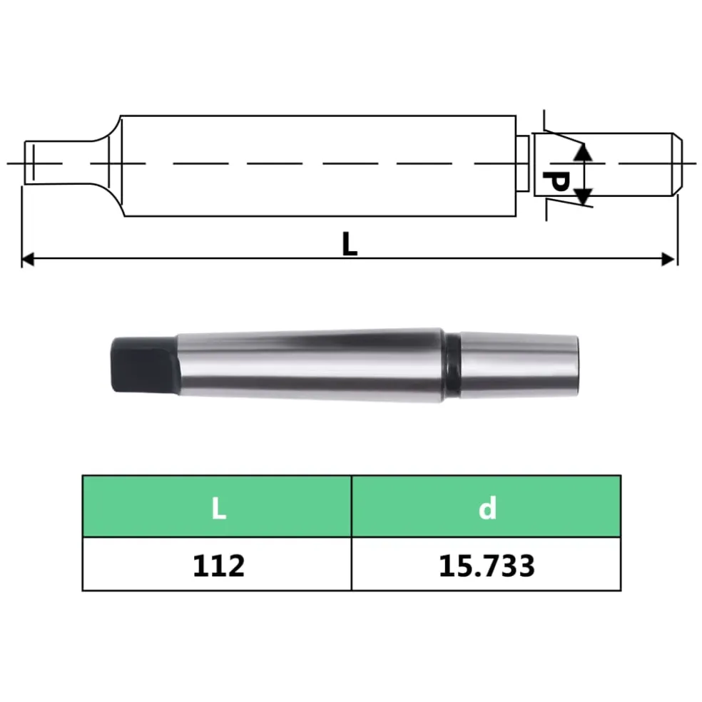 vidaXL Snelspanboorkop MT2-B16 met 13 mm klembereik