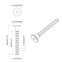 vidaXL Socket cap head schroef 2 st Zwart M5 x 40 mm IJzer