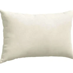 vidaXL Sofa Kussens 2 stuks Crème 50 x 30 cm Cordstof