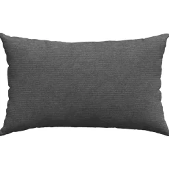 vidaXL Sofa Kussens 2 stuks Donkergrijs 50 x 30 cm Cordstof