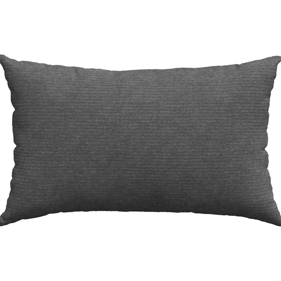 vidaXL Sofa Kussens 2 stuks Donkergrijs 50 x 30 cm Cordstof