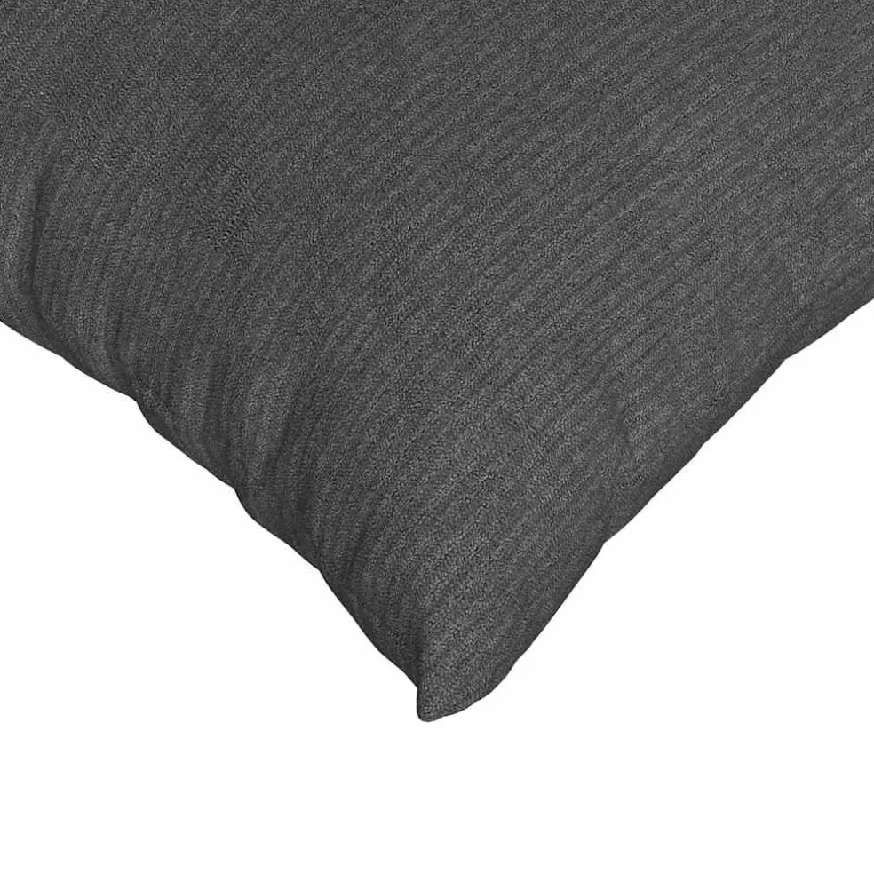 vidaXL Sofa Kussens 2 stuks Donkergrijs 50 x 30 cm Cordstof