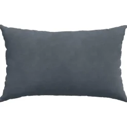 vidaXL Sofa Kussens 2 stuks Donkergrijs 50 x 30 cm Cordstof