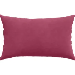 vidaXL Sofa Kussens 2 stuks Wijnrood 50 x 30 cm Cordstof