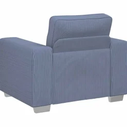 vidaXL Sofastoel Blauw 100x77x82 cm Corduroy Stof