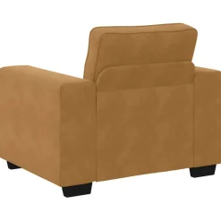 vidaXL Sofastoel Bruin 100x77x82 cm Fluweel