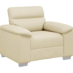 vidaXL Sofastoel Crème 100x81x84 cm Kunstleer