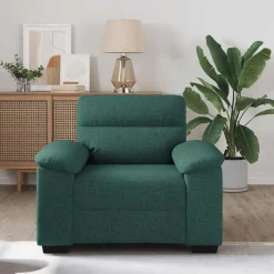 vidaXL Sofastoel Donkergroen 100x81x84 cm Stof