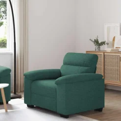 vidaXL Sofastoel Donkergroen 100x81x84 cm Stof