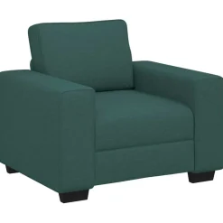 vidaXL Sofastoel Donkergroen 100x77x82 cm Stof