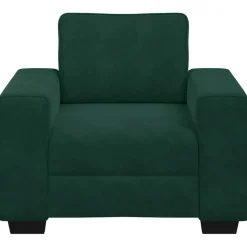vidaXL Sofastoel Donkergroen 100x77x82 cm Fluweel