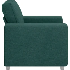 vidaXL Sofa Stoel Donkergroen 100 cm Stof