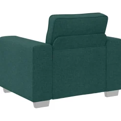 vidaXL Sofa Stoel Donkergroen 100 cm Stof
