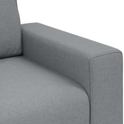 vidaXL Sofa Stoel Lichtgrijs 100 cm Stof