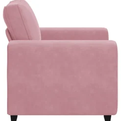 vidaXL Sofastoel Roze 100x77x82 cm Fluweel