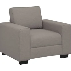 vidaXL Sofastoel Taupe 100x77x82 cm Stof
