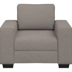 vidaXL Sofastoel Taupe 100x77x82 cm Stof