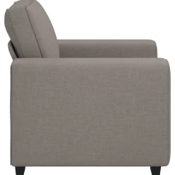 vidaXL Sofastoel Taupe 100x77x82 cm Stof
