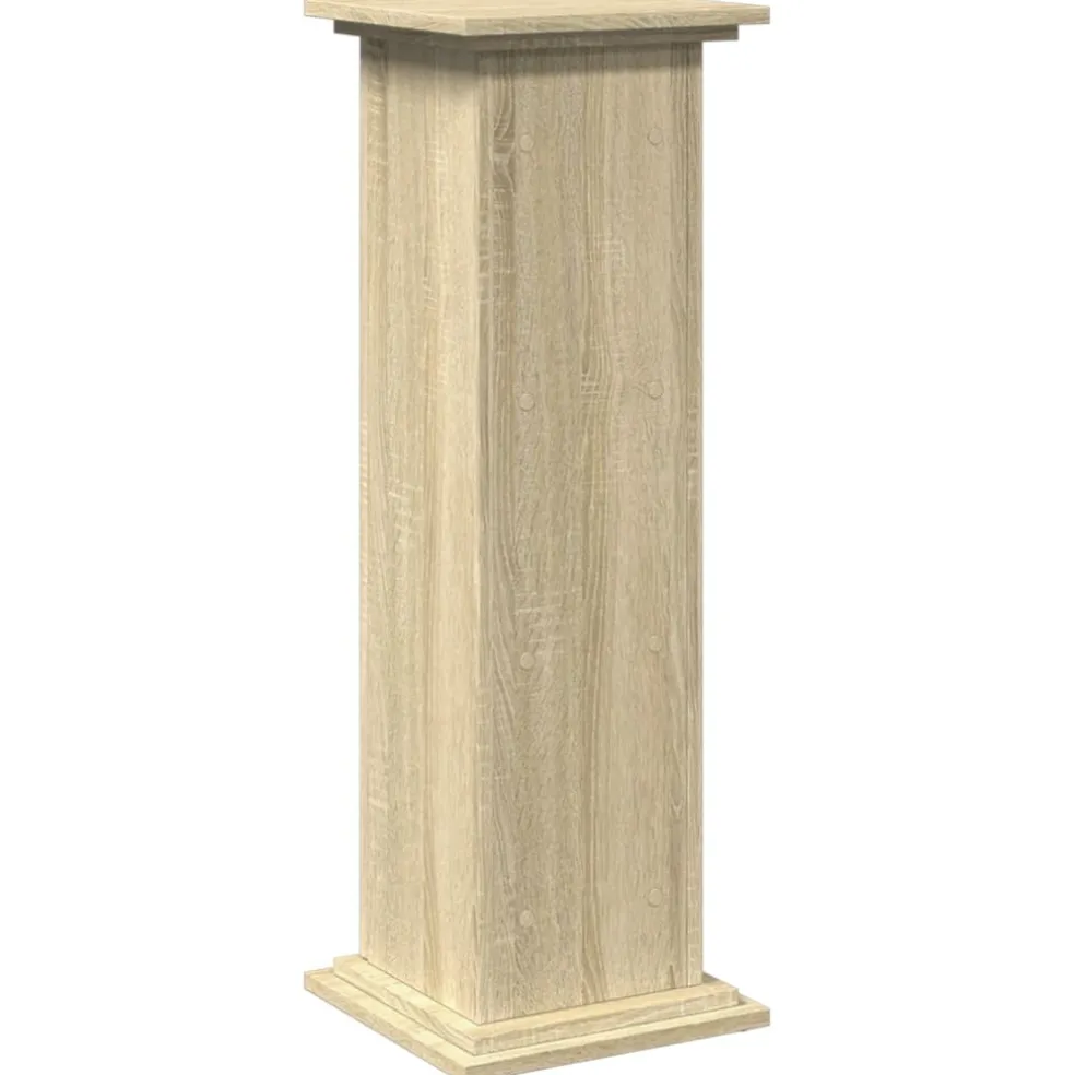 vidaXL Sokkel met opbergruimte 31x30x90 cm bewerkt hout sonoma eiken