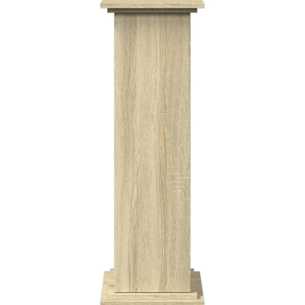 vidaXL Sokkel met opbergruimte 31x30x90 cm bewerkt hout sonoma eiken