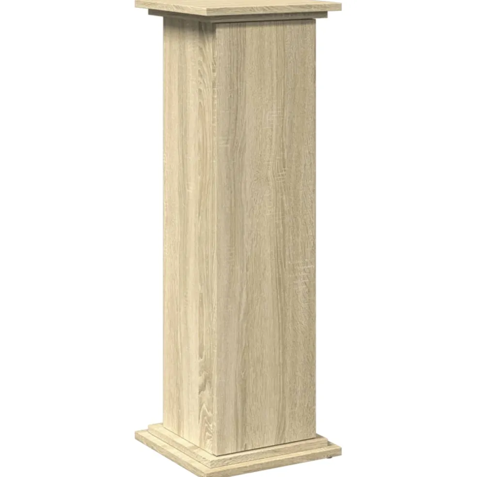 vidaXL Sokkel met opbergruimte 31x30x90 cm bewerkt hout sonoma eiken