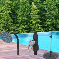 vidaXL Solar douche 20 L aluminium HDPE