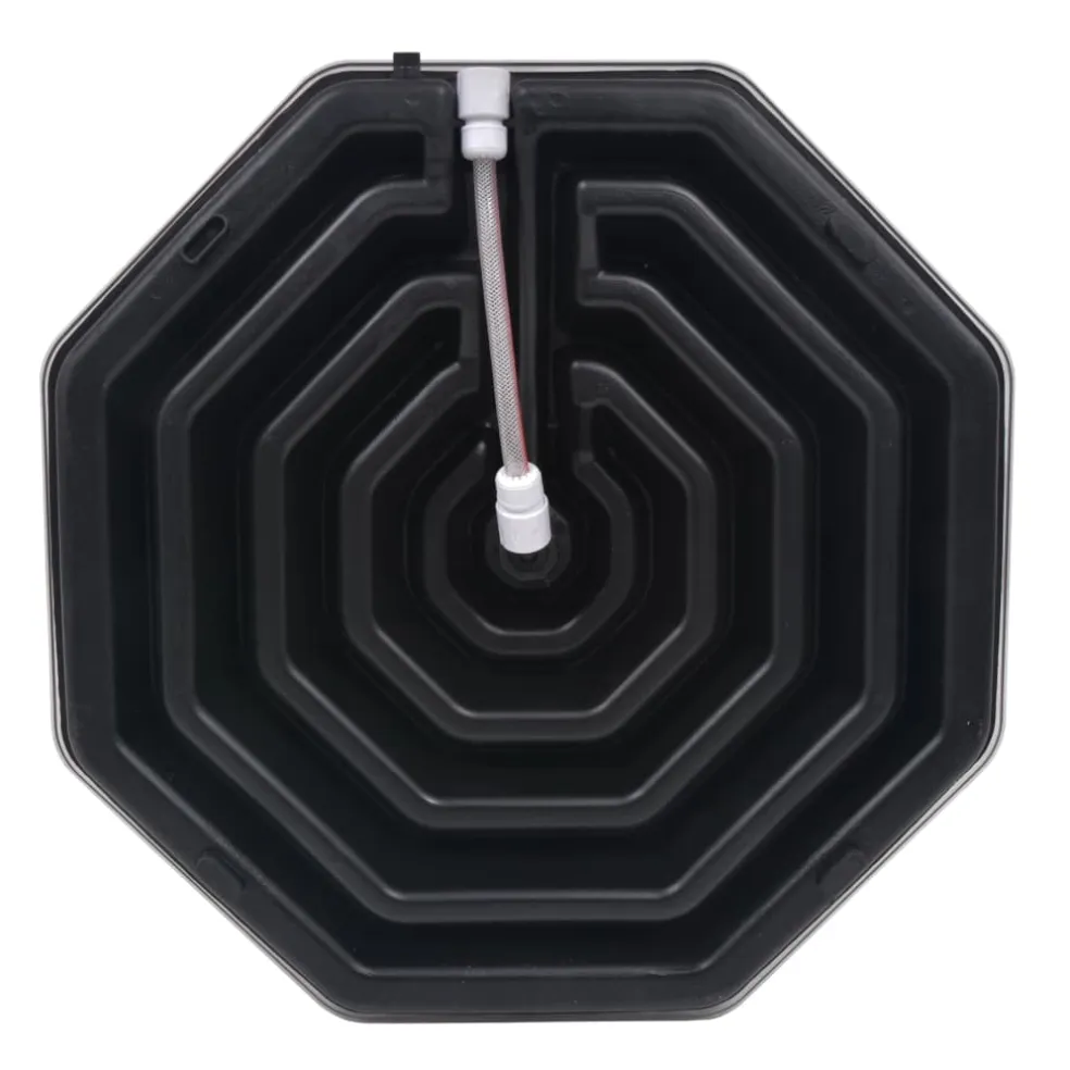 vidaXL Solar douche 20 L aluminium HDPE