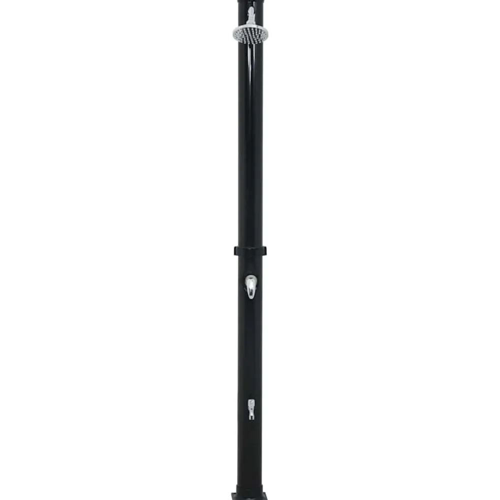 vidaXL Solardouche 20 L 220 cm zwart