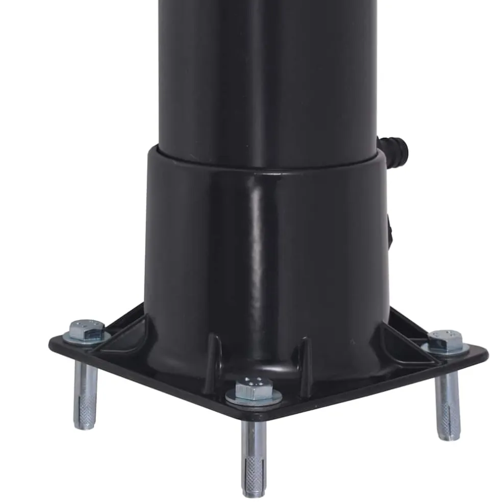 vidaXL Solar douche 8 L PVC staal