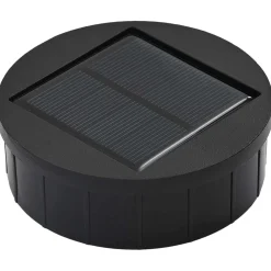 vidaXL Solar LED Pad Licht 2 st Warmwit 18 x 18 x 50 cm weervast staal