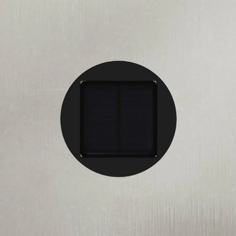 vidaXL Solar LED Pad Licht 2 st Warmwit 18 x 18 x 50 cm