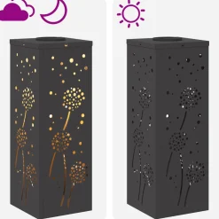 vidaXL Solar LED Pad Licht 2 st Warmwit 18 x 18 x 50 cm