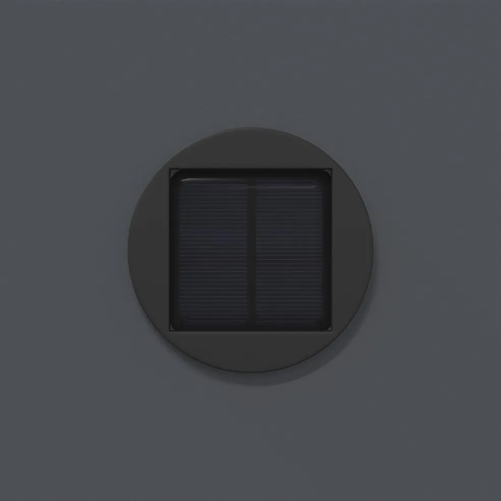 vidaXL Solar LED Pad Licht 2 st Warmwit 18 x 18 x 50 cm