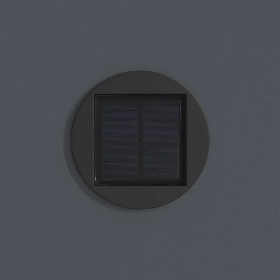 vidaXL Solar LED Pad Licht 2 st Warmwit 18 x 18 x 50 cm
