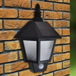 vidaXL Solar Muurlamp met bewegingssensor