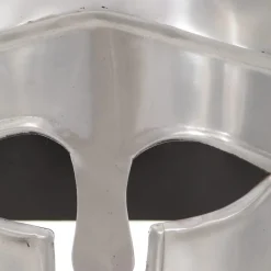 vidaXL Soldatenhelm Grieks replica LARP staal zilverkleurig